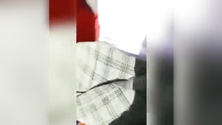 Public Threesome at School! Two Lesbian Students Kissing Behind Classrooms Inside School, Another Student Film them and They Have a Public Threesome! Vol 2
