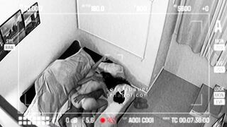 REAL SECURITY CAMERA CAUGHT LOVER FUCKING HARD AND DRINKING MILK WHILE CUCKOLD WORKS