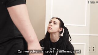 Strict Tutor! Don't Tell My step Mom I'm A Bad Student. 4K HD Tim Team