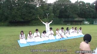 Religious sluts offering their wet cunts to the Gods with lust