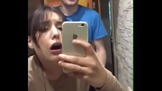 She films herself as she gets fucked