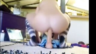 Webcam Teen Dildo Anal Riding Show - www.chatmypussy.com