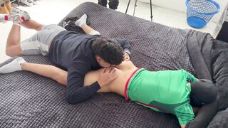 Sucking my soccer player friend's ass