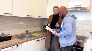 Horny Blonde Real Estate Agent Cheats On Her Husband With Client