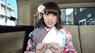 Hidden big breasts G cup 20-year-old on the way home from coming-of-age ceremony 1