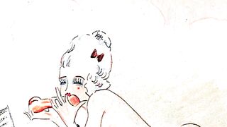 vintage erotic drawings