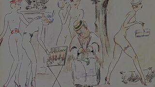 vintage erotic drawings