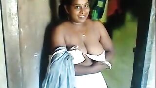 Horny Indian woman caught with lover