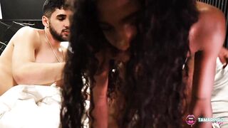 Skinny 18-year-old black woman is corrupted