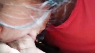 Stepmother heals her stepson's broken heart by sucking his cock until he ejaculates in her mouth