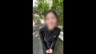 [A beautiful running girl came to my house to serve me] The best holiday sex with a kind and sexy slut