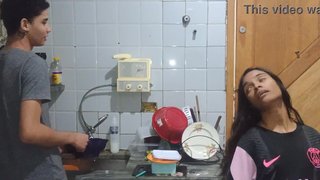 She convinces her half-brother to have really good sex with her while her parents are away.