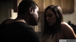 StraightTaboo.com - Babe fucked rough by black fatherinlaw
