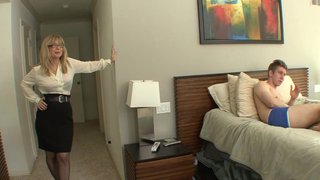 Nina Hartley Fucks A College Stud With A Huge Dick SQF