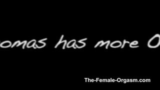 Trinity Thomas masturbates to a pussy contracting orgasm