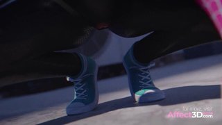 In Spider's Web - 3D Animation Superhero Porn