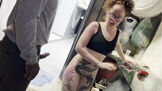 WHORE WIFE JUST LET HER CUCKOLD HUSBAND LEAVE FOR WORK AND WENT TO TALK TO THE BRICKLAYER NAKED
