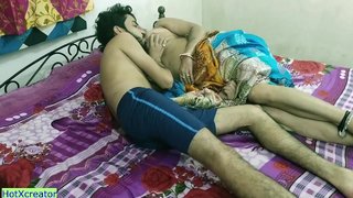 Desi stepmom fucking with teen stepson! dont know anything
