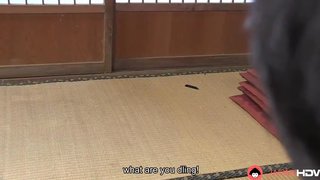 Old man getting that sweet pink slit to drill