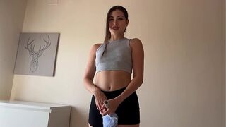 FULL VIDEO IN SPANISH, Assistant is convinced to have sex for money, she enjoys it more than her boss and ends up having a great orgasm