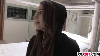 Lesbian MILF punishing teen