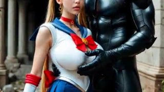 Sailor moon subdued the bad guys 0 (AI-generated) (No live-action) (NSFW)