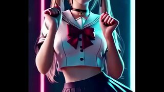 Marie Rose's Playful Dance (T-ara - Bo Peep Bo Peep) | DOA | 3D Dance | AI Generated | Uncensored Hentai Cosplay