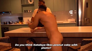 Stepmother ends up fucking her husband's muscular stepson behind his back