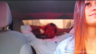 Female ride-share driver catches passenger masturbating from behind!