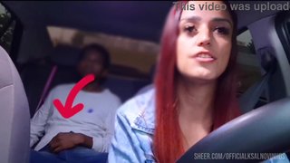 Female ride-share driver catches passenger masturbating from behind!