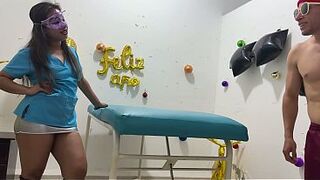 SHY BUT PERVERTED: The doctor fucks me like a novice to start 2026