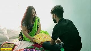 Indian hot beautiful Bhabhi one night stand sex! Amazing XXX Hindi sex