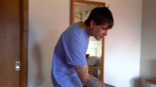 In secret! My first threesome with a young man and a mature man under the same roof
