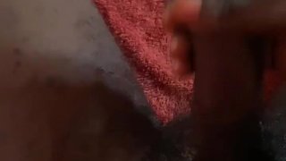 Jerking off in the bedroom