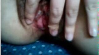 Amateur Asian Teen Masturbates On Webcam