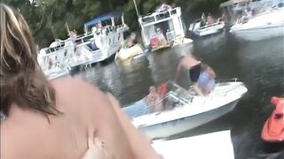 it takes skin to win during party cove lake orgy