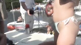 it takes skin to win during party cove lake orgy