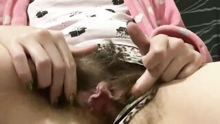 Japanese Hairy fucking pussy