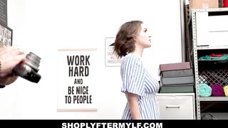Big Tits MILF Shoplifter Krissy Lynn Anal From Guard After Finding Stolen Battery In Anal Toy