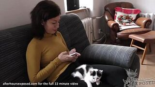sharlotte finally giving it up letting me fuck her and cum in her mouth but she hates sex