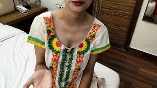 Desi Hot Step Sister having sex secretly with Step brother in Hindi audio Dirty talk - Secretly record his night