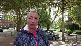GERMAN SCOUT - MOM MANDY DEEP ANAL SEX AT STREET CASTING