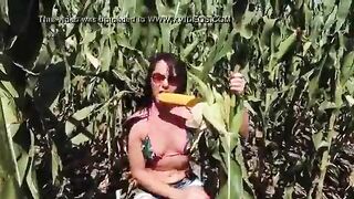 Riley Jacobs checking corn - PREVIEW