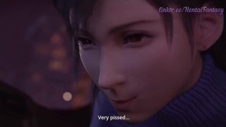 Car Backseat: Horny Tifa Cheating her Husband with a Stranger (3D Anime)