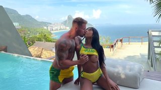 Anal sex with a foreigner on the beach in Rio de Janeiro.