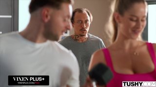 TUSHY Flirty Blonde Tease Ambar Lapiedra Gets Her Flawless Ass Pounded Hard