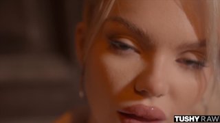 Anal-curious Blonde Ashby Winter gets Her Tight and Tiny Ass Stretched Out