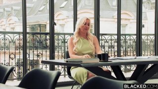 Bbc Hungry Blonde Ashby Winter gets Dped for the Very First Time
