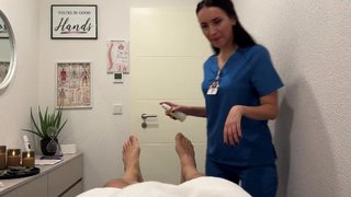 My Stepmom The Masseuse Fixed My Knees... With Her Mouth