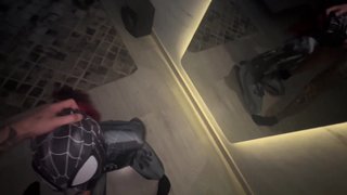 Young Spider Woman Lost and Sucks Cock Anal
